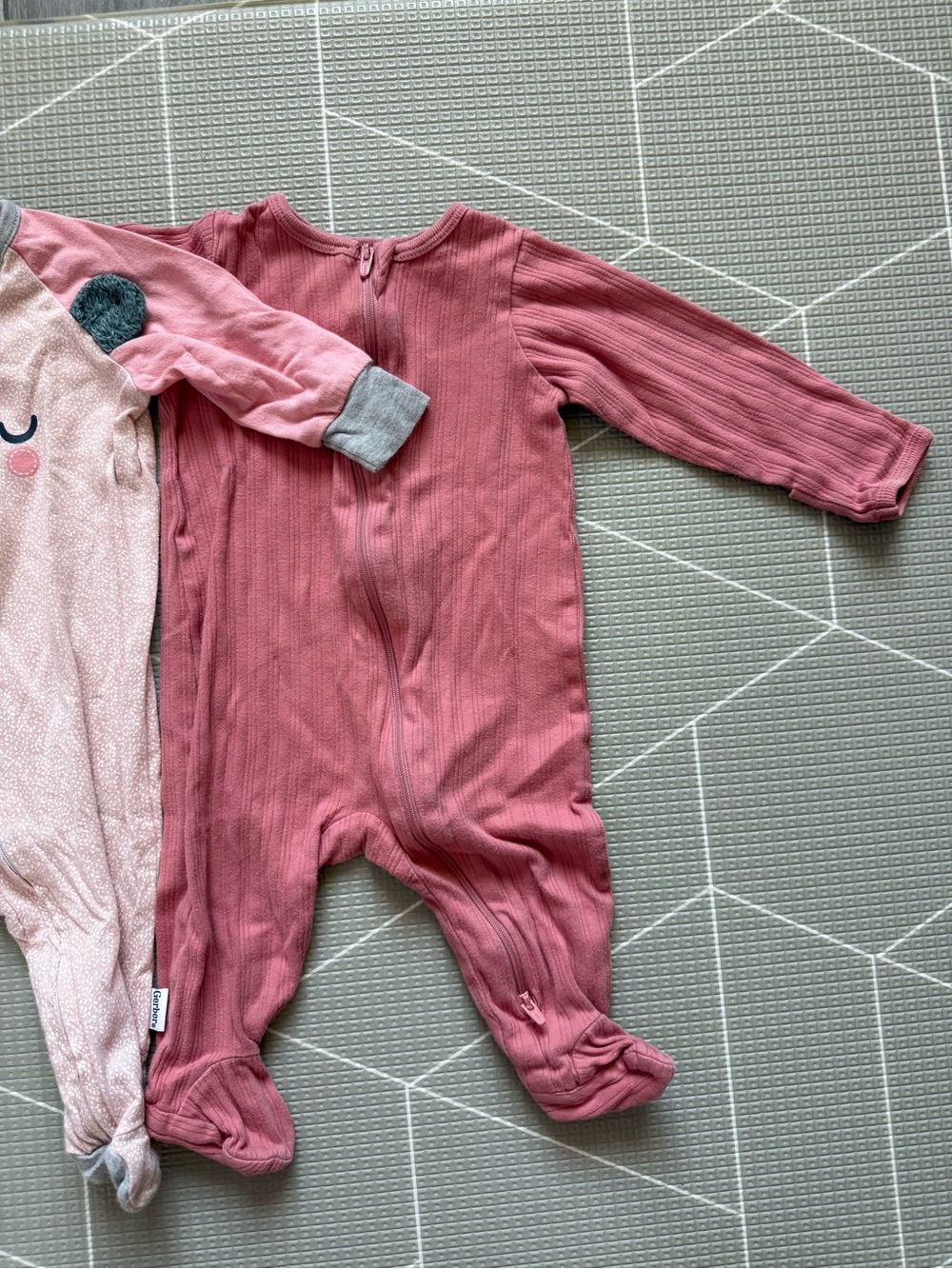 Wonder nation|Baby girl bundle of long sleeve footies-Pack of 3,long sleeve••• - Picture 2 of 10